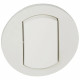Enjoliveur simple Céliane IP44 pour référence 067001 ou 067031 - Blanc