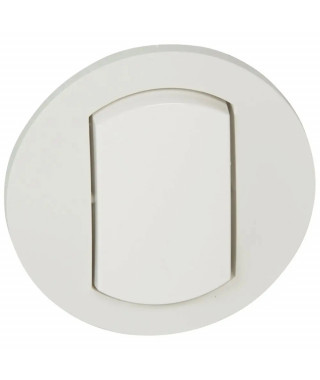 Enjoliveur simple Céliane IP44 pour référence 067001 ou 067031 - Blanc