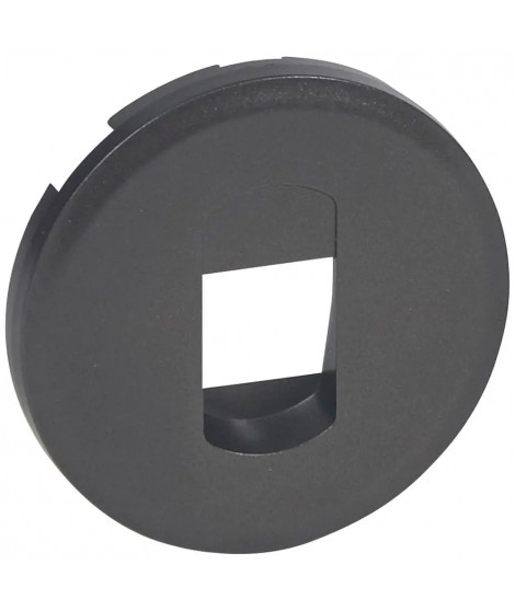 Enjoliveur Céliane pour prise haut parleur simple - finition graphite