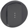 Enjoliveur large Céliane toutes commandes d'éclairage standard - graphite