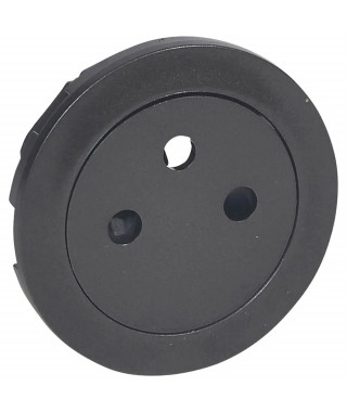 Enjoliveur Céliane pour prise de courant 2P+T Surface - finition graphite