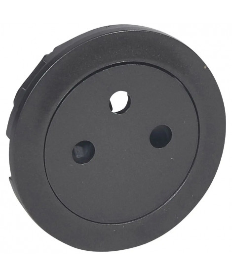 Enjoliveur Céliane pour prise de courant 2P+T Surface - finition graphite