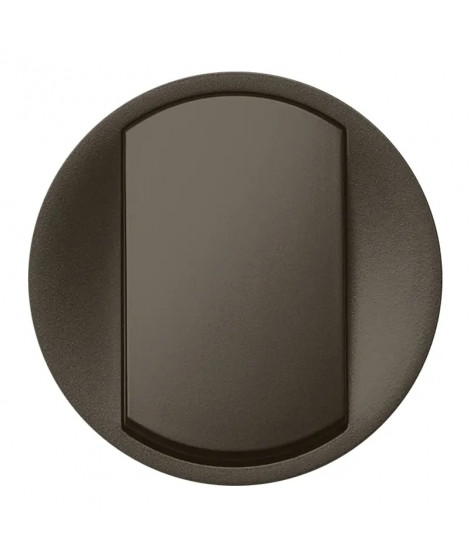 Enjoliveur Céliane doigt large pour interrupteur bipolaire - finition graphite