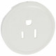 Enjoliveur Céliane pour prise de courant 2P+T standard US - Blanc