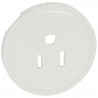 Enjoliveur Céliane pour prise de courant 2P+T standard US - Blanc