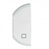 Enjoliveur simple Céliane STOP montage gauche uniquement - blanc