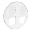 Enjoliveur Céliane pour prise double RJ45 - Blanc