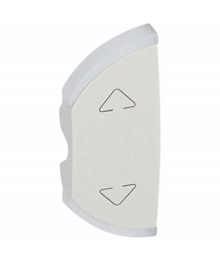 Enjoliveur simple Céliane pour volets roulants montage gauche ou droite - blanc