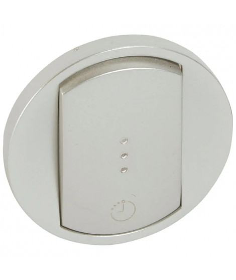 Enjoliveur Céliane interrupteur temporisé/interrupteur/ventilation - titane