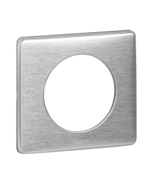 Plaque Céliane Métal 1 poste - finition Aluminium