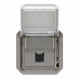 Prise RJ45 catégorie 6 FTP Plexo composable gris