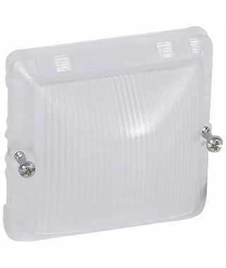Diffuseur étanche pour lampe incolore Plexo composable IP55 - gris et blanc