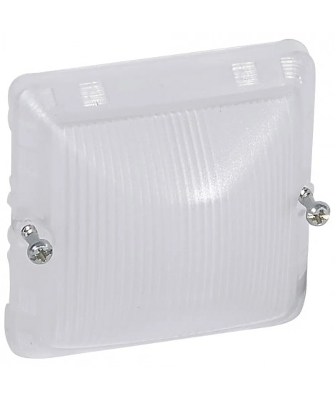 Diffuseur étanche pour lampe incolore Plexo composable IP55 - gris et blanc
