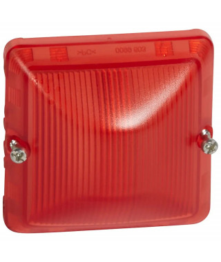 Diffuseur étanche pour lampe rouge Plexo composable IP55 - gris et blanc