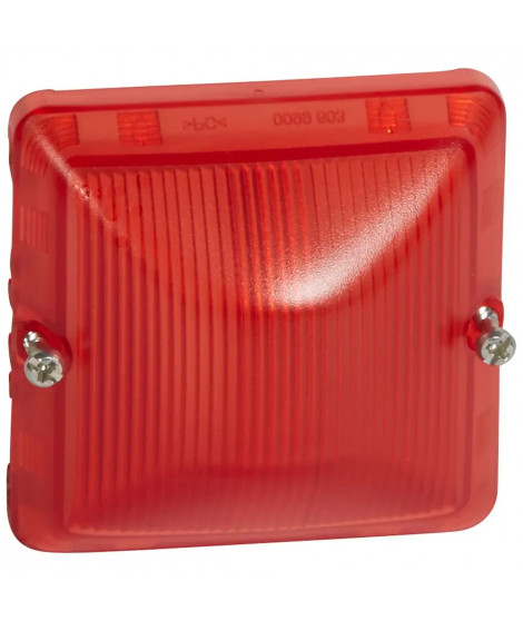 Diffuseur étanche pour lampe rouge Plexo composable IP55 - gris et blanc