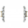Adaptateur encastré étanche IK08 Plexo - gris