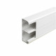 Goulotte 2 compartiments à clippage direct 50x130mm Mosaic longueur 2m - blanc