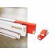 Embout pour goulotte à clippage direct Mosaic 50x80mm - blanc