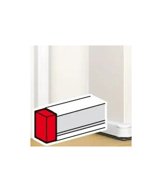 Embout pour goulotte à clippage direct Mosaic 50x105mm - blanc