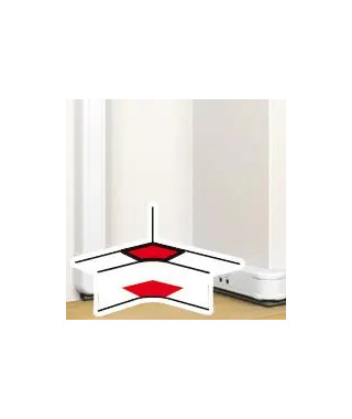 Angle intérieur pour goulotte à clippage direct Mosaic 50x80mm - blanc