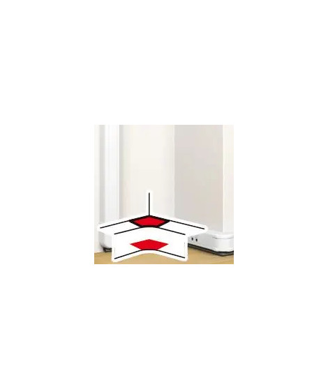 Angle intérieur pour goulotte à clippage direct Mosaic 50x80mm - blanc