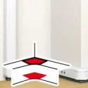 Angle intérieur pour goulotte à clippage direct Mosaic 50x80mm - blanc