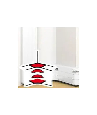 Angle intérieur pour goulotte à clippage direct Mosaic 50x180mm - blanc