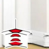 Angle intérieur pour goulotte à clippage direct Mosaic 50x180mm - blanc