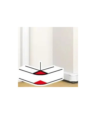 Angle extérieur pour goulotte à clippage direct Mosaic 50x105mm - blanc