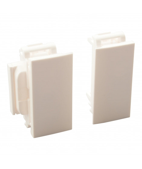 Accessoire Soluclip montage prise Mosaic sur goulotte clippage direct - blanc