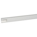 Goulotte 1 compartiment à clippage direct Mosaic 50x80mm - blanc antimicrobien