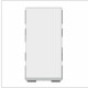 Interrupteur ou va-et-vient 10AX 250V~ Mosaic Easy-Led 1 module - blanc