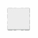 Interrupteur ou va-et-vient 10AX 250V~ Mosaic Easy-Led 2 modules - blanc