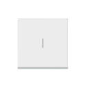 Permutateur 10AX 250V~ Mosaic 2 modules - blanc
