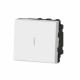 Permutateur 10AX 250V~ Mosaic 2 modules - blanc