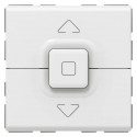 Poussoir 500W maximum Mosaic pour 1 volet roulant - blanc