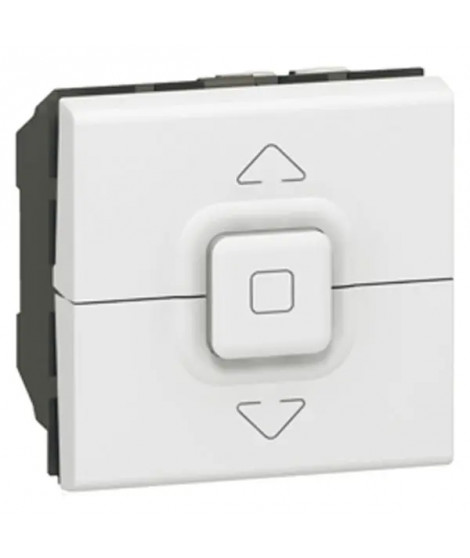 Interrupteur de volets roulants 500W maximum Mosaic 2 modules - blanc