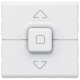 Interrupteur de volets roulants 500W maximum Mosaic 2 modules - blanc