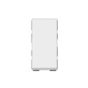 Poussoir ou poussoir inverseur Mosaic Easy-Led 6A 250V~ 1 module - blanc