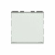 Poussoir/inv porte-étiq Mosaic Easy-Led 6A 250V~ 2 mod blanc antimic