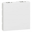 Obturateur Mosaic - 2 modules - finition blanc