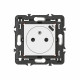 Prise 2P+T Surface avec prise USB Type-C Mosaic 2 modules avec support -blanc
