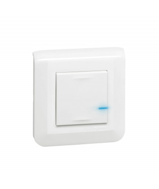 B - INTERRUPTEUR VARIATEUR CONNECTE MOSAIC WITH NETATMO SANS NEUTRE 5W A 300W -BLANC