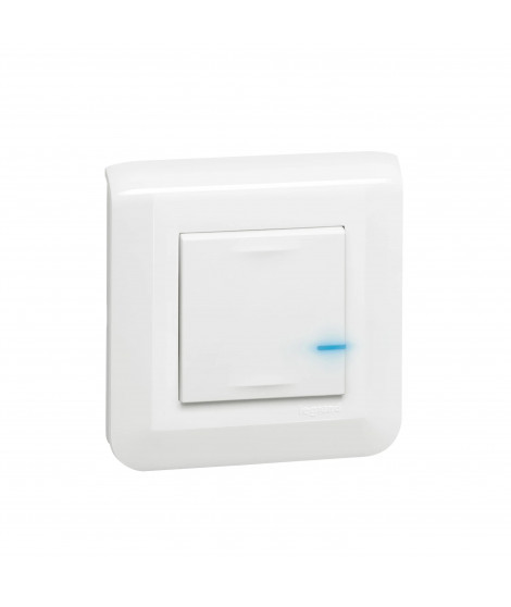 B - INTERRUPTEUR VARIATEUR CONNECTE MOSAIC WITH NETATMO SANS NEUTRE 5W A 300W -BLANC