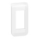 Plaque de finition Mosaic pour 1 module blanc