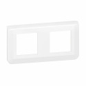 Plaque de finition horizontale Mosaic pour 2x2 modules blanc