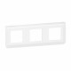 Plaque de finition horizontale Mosaic pour 3x2 modules blanc