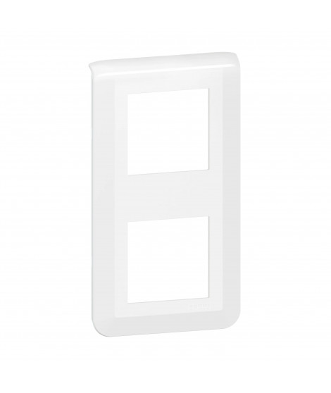 Plaque de finition verticale Mosaic pour 2x2 modules blanc