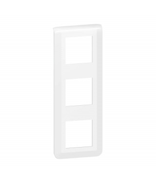 Plaque de finition verticale Mosaic pour 3x2 modules blanc