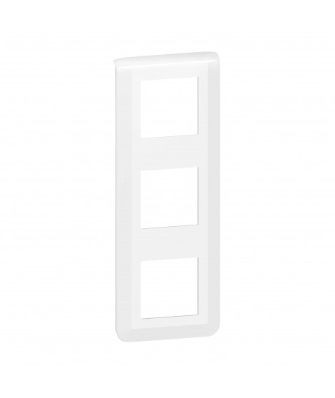 Plaque de finition verticale Mosaic pour 3x2 modules blanc